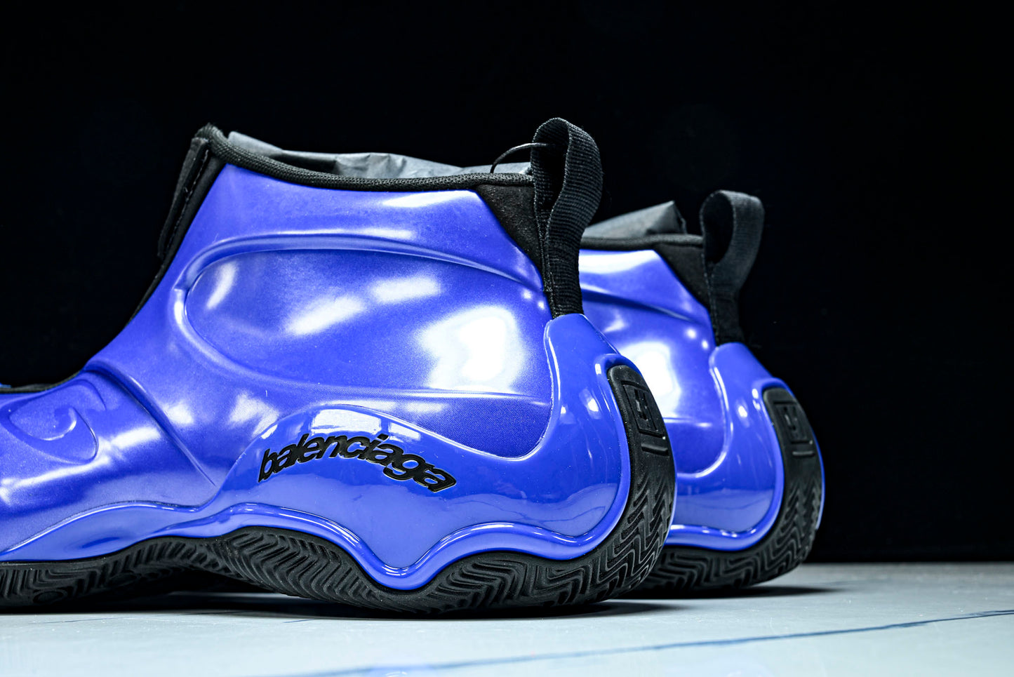 Вalenciaga Basketball Sneaker 'Blue Metallic'