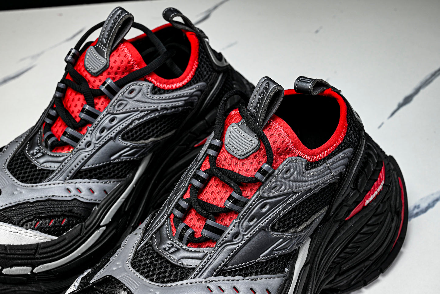 Вalenciaga Platform Sneaker 'Black Red'