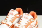 Louis Vuittоп Trainer Low Velcro Strap 'Monogram Denim Orange'