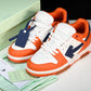 Off-White Out Of Office OOO Low Top 'Orange White Blue'