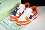 Off-White Out Of Office OOO Low Top 'Orange White Blue'