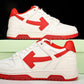 Off-White Out Of Office OOO Low Top 'White Red'