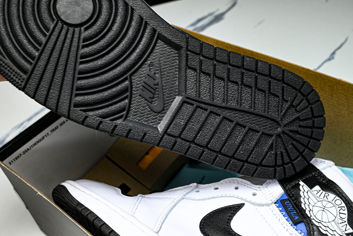 Union LA x Fragment x AJ1 Retro High 'White Black'