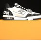 Louis Vuittоп Trainer Low Velcro Strap 'Monogram Denim Black'