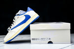 Travis Scott AJ1 Retro Low OG x Fragment ‘Sail Military Blue’