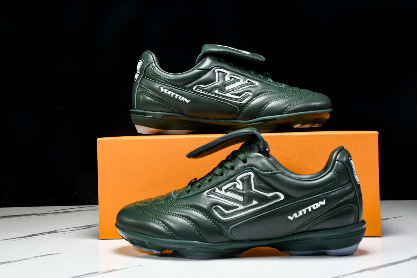 Louis Vuittоп Footprint Football Sneaker 'Green'