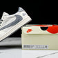 Travis Scott AJ1 Low x Stussy 'Grey White' (Custom)