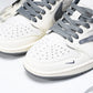 Travis Scott AJ1 Low x Stussy 'Grey White' (Custom)
