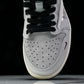 Travis Scott AJ1 Low x Stussy 'Silver Grey' (Custom)