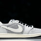 Travis Scott AJ1 Low x Stussy 'Silver Grey' (Custom)