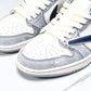 Travis Scott AJ1 Low x Supreme 'Grey Navy' (Custom)