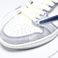 Travis Scott AJ1 Low x Supreme 'Grey Navy' (Custom)