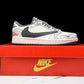 Travis Scott AJ1 Low x Year of The Snake 'White Grey' (Custom)