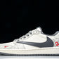 Travis Scott AJ1 Low x Year of The Snake 'White Grey' (Custom)
