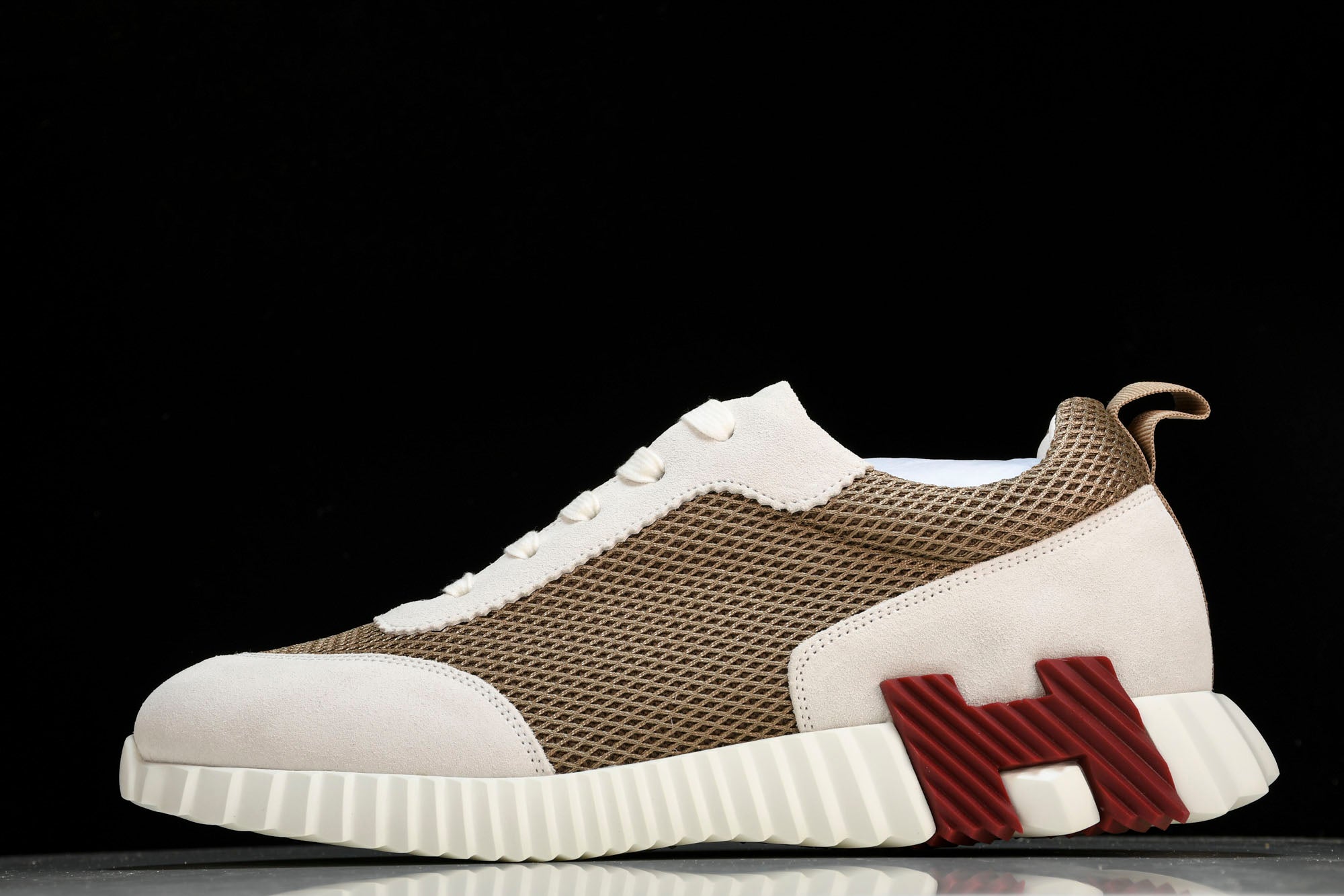 Нermès Bouncing Sneaker 'Beige Argile Blanc'