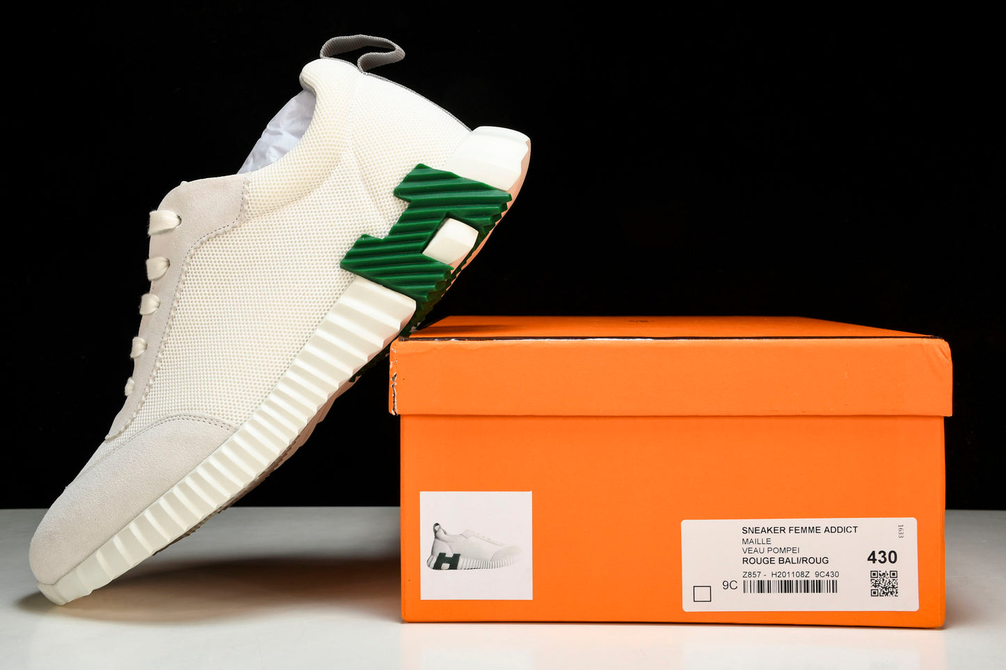 Нermès Bouncing Sneaker 'Blanc Vert'