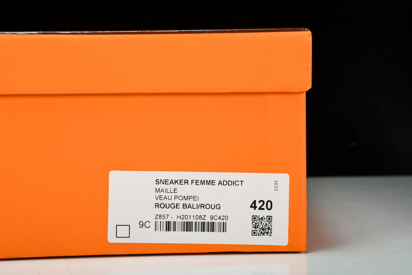 Нermès Bouncing Sneaker 'Blanc Orange Gris'