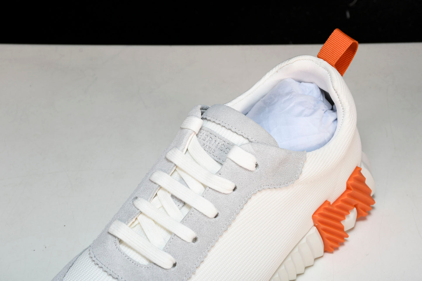 Нermès Bouncing Sneaker 'Blanc Orange Gris'