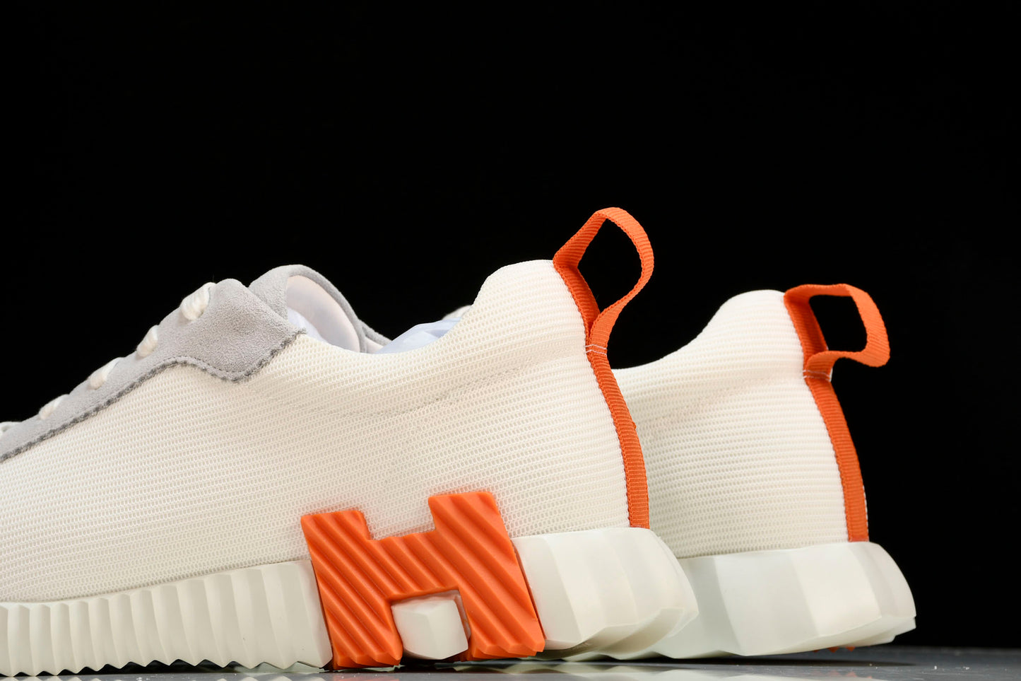 Нermès Bouncing Sneaker 'Blanc Orange Gris'