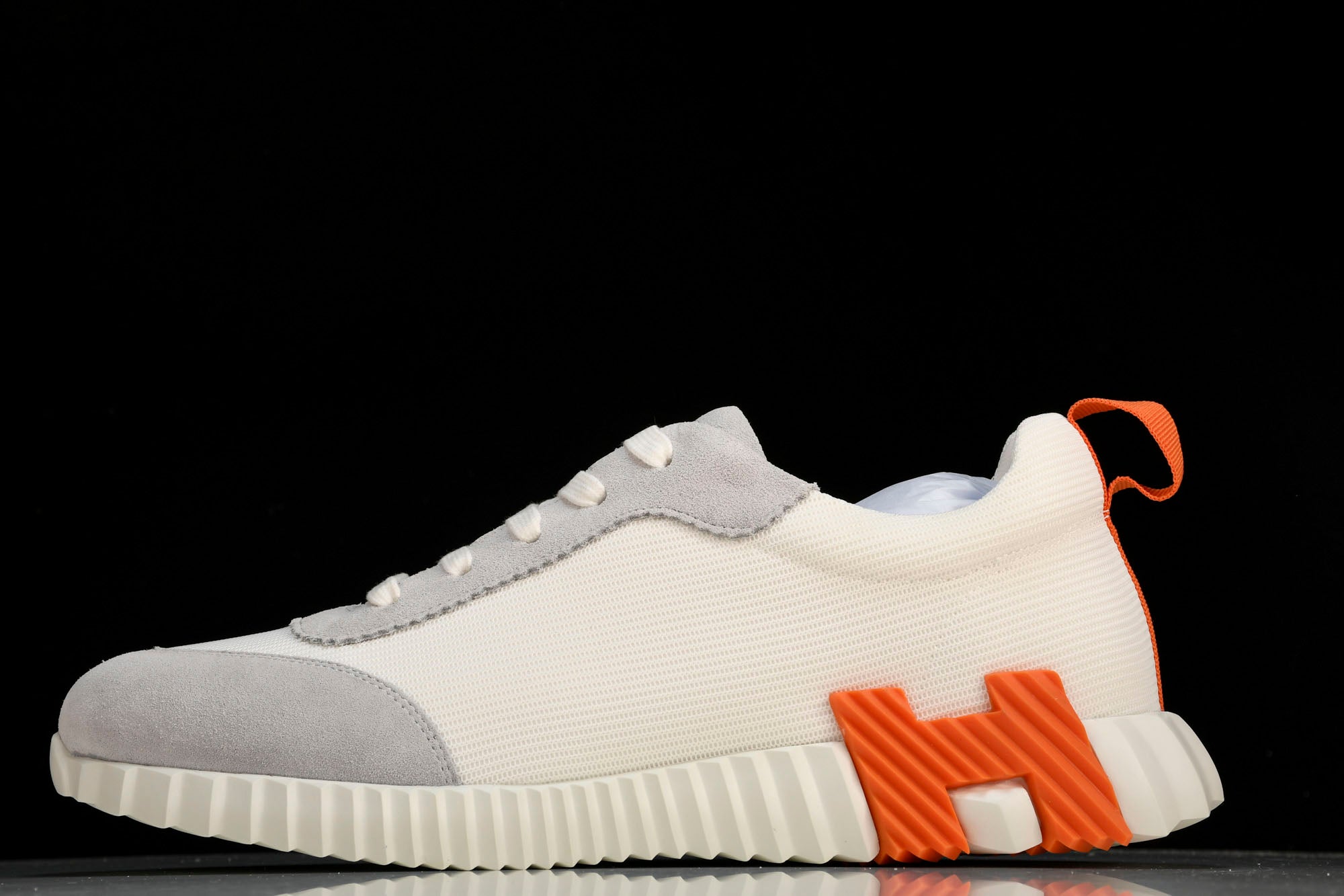 Нermès Bouncing Sneaker 'Blanc Orange Gris'