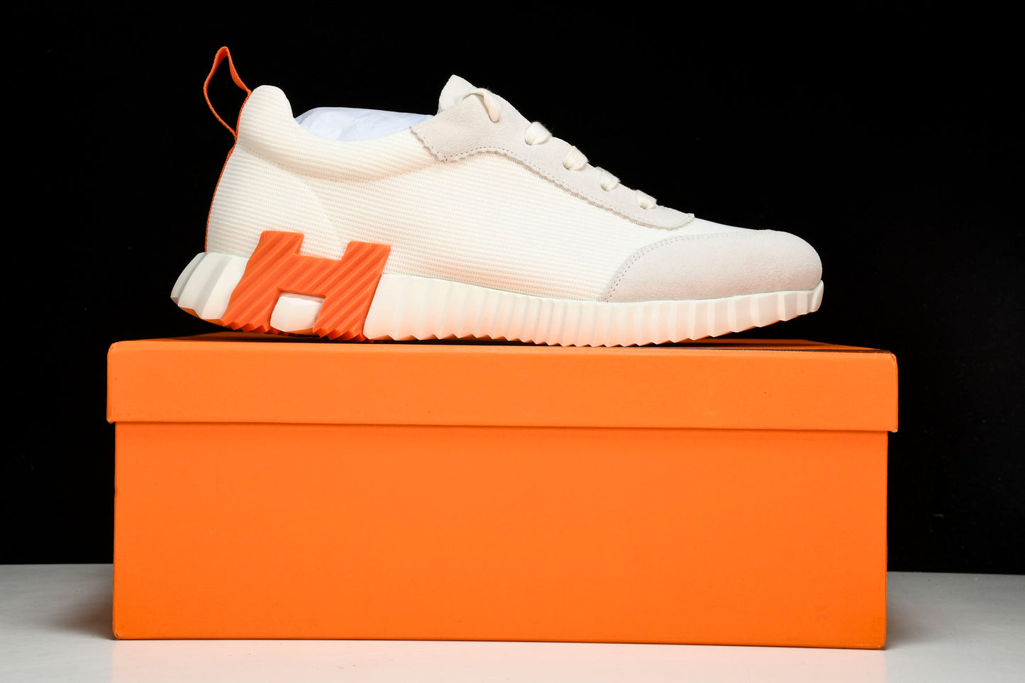 Нermès Bouncing Sneaker 'Blanc Orange'