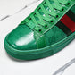 Guссi Ace Web 'Green Monogram'