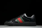 Guссi Ace Web 'Glossy Black Monogram'