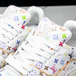 Louis Vuittоп Trainer Low x Takashi Murakami 'White Multicolor'