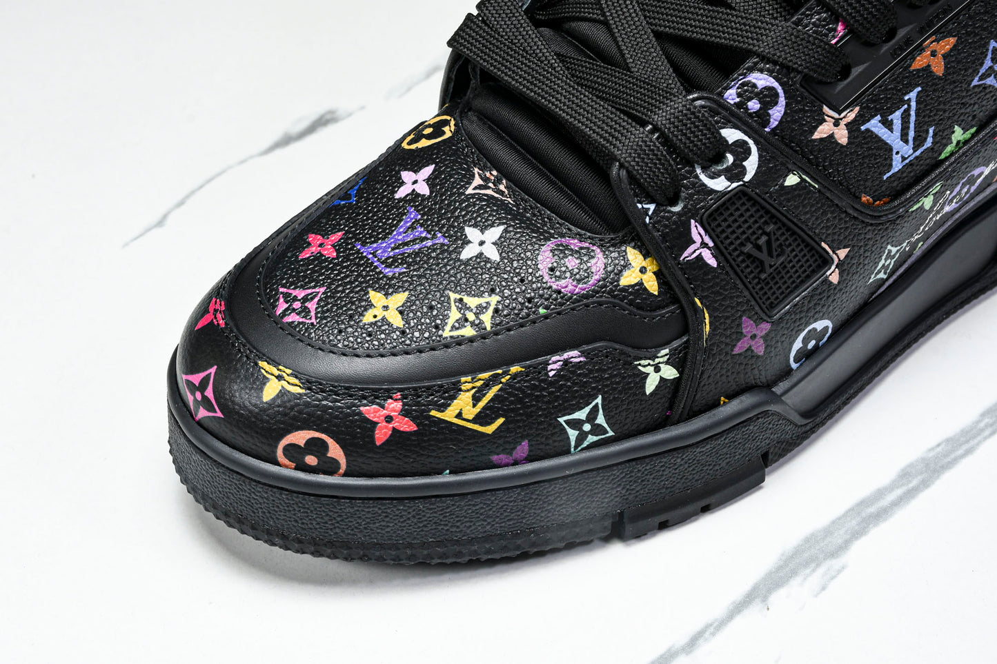 Louis Vuittоп Trainer Low x Takashi Murakami 'Black Multicolor'
