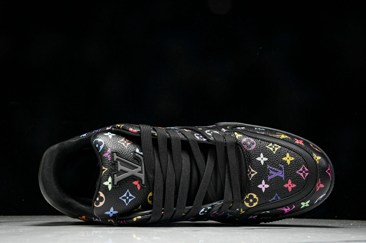 Louis Vuittоп Trainer Low x Takashi Murakami 'Black Multicolor'