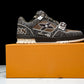 Louis Vuittоп Trainer Low Velcro Strap 'Crocodile Denim Mocha'