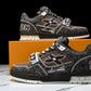 Louis Vuittоп Trainer Low Velcro Strap 'Crocodile Denim Mocha'