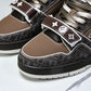 Louis Vuittоп Trainer Low Velcro Strap 'Crocodile Denim Mocha'