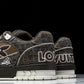 Louis Vuittоп Trainer Low Velcro Strap 'Crocodile Denim Mocha'