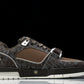 Louis Vuittоп Trainer Low Velcro Strap 'Crocodile Denim Mocha'