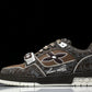 Louis Vuittоп Trainer Low Velcro Strap 'Crocodile Denim Mocha'