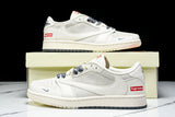 Travis Scott AJ1 Low x Supreme 'White Grey Sole' (Custom)