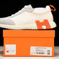 Hermès Bouncing Sneaker 'Blanc Orange Gris'