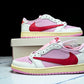 Travis Scott AJ1 Retro Low OG 'Tropical Pink'