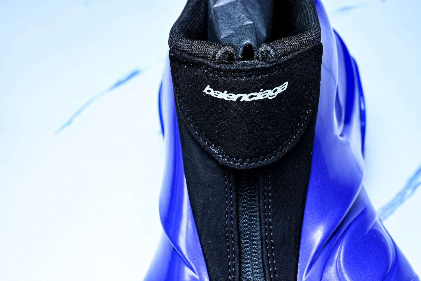 Вalenciaga Basketball Sneaker 'Blue Metallic'