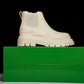 Вottega Veneta Tire Ankle Chelsea Boots 'Sea Salt'