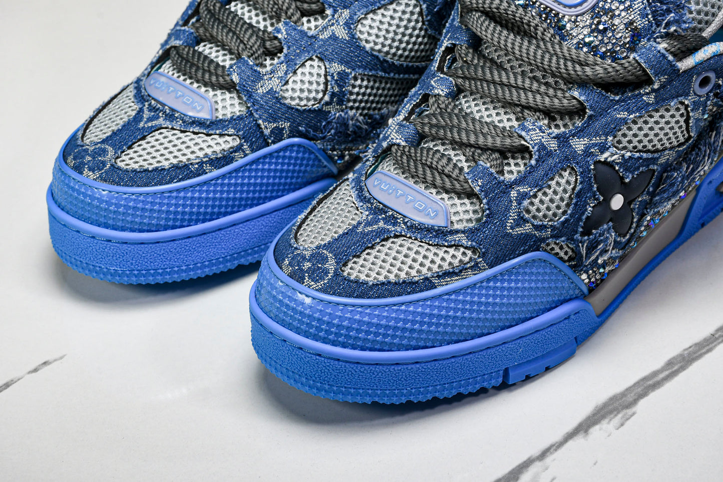 Louis Vuittоп Skate Sneaker 'Blue Denim Crystals'