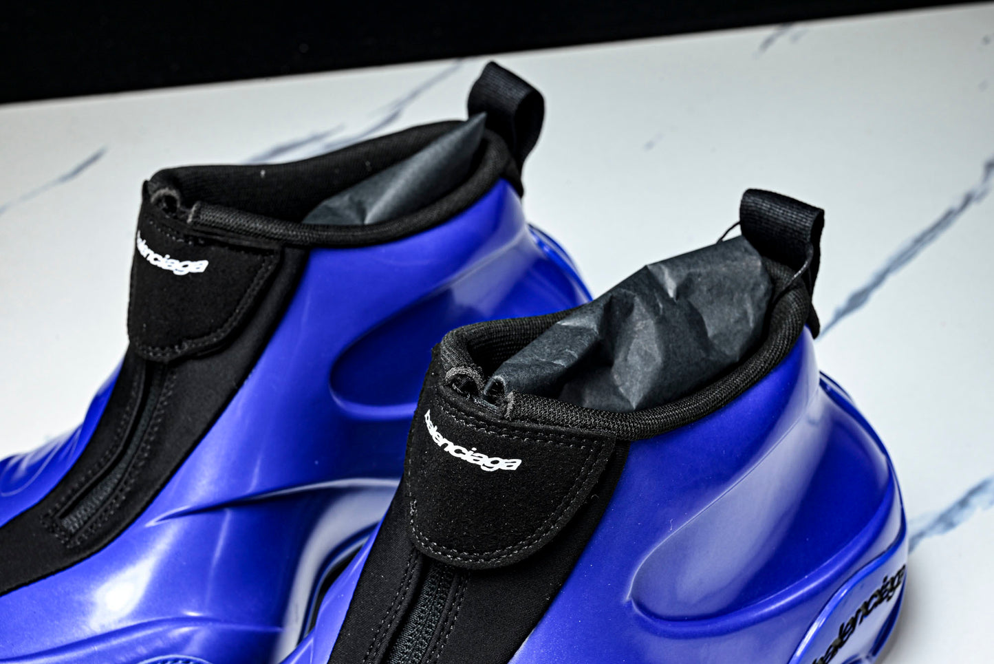 Вalenciaga Basketball Sneaker 'Blue Metallic'