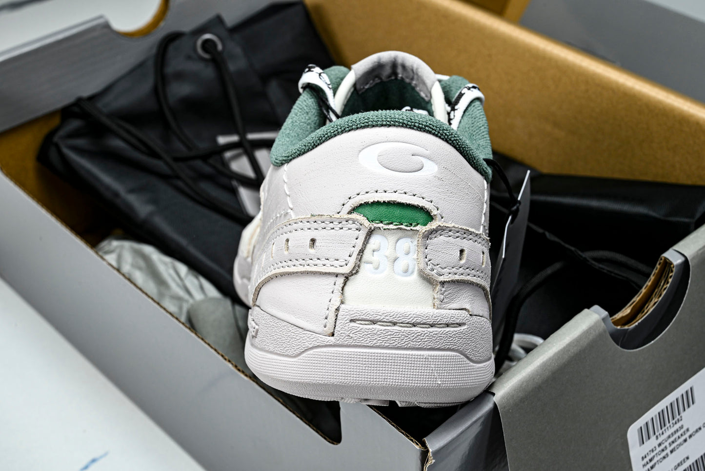 Вalenciaga Hamptons Worn-Out Sneaker 'Beige Green'