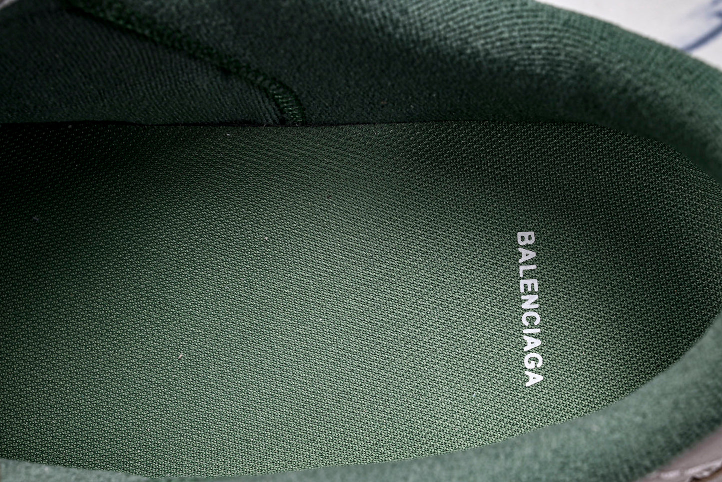 Вalenciaga Hamptons Worn-Out Sneaker 'Beige Green'