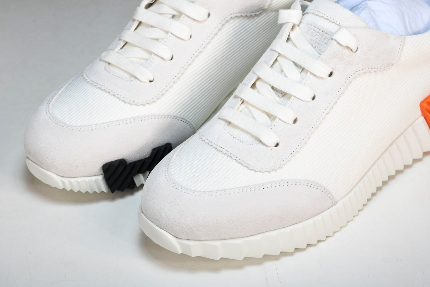 Hermès Bouncing Sneaker 'Blanc Orange'