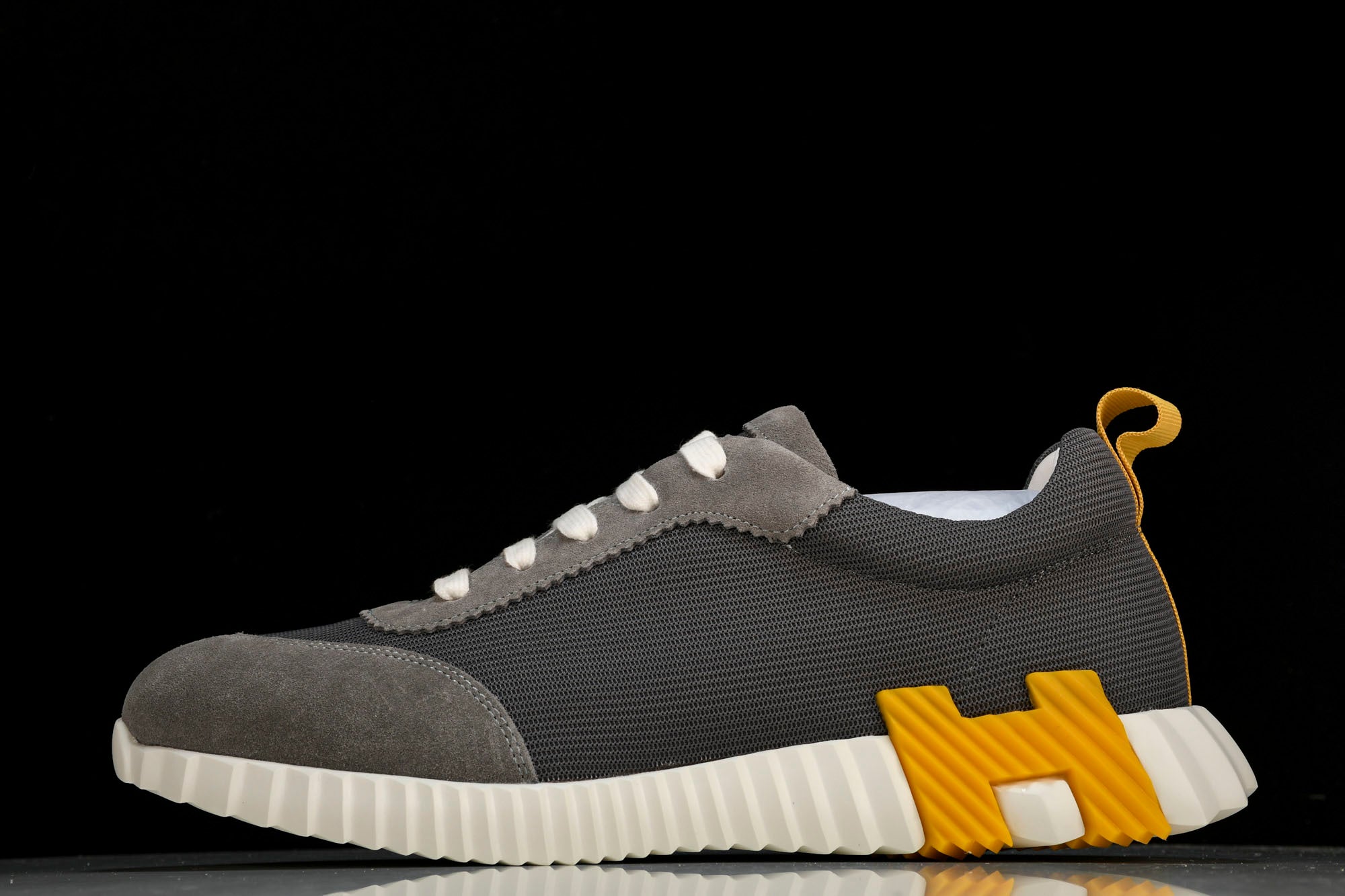 Hermès Bouncing Sneaker 'Gris Jaune'
