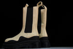 Вottega Veneta Tire Chelsea Boots 'Sea Salt Black'