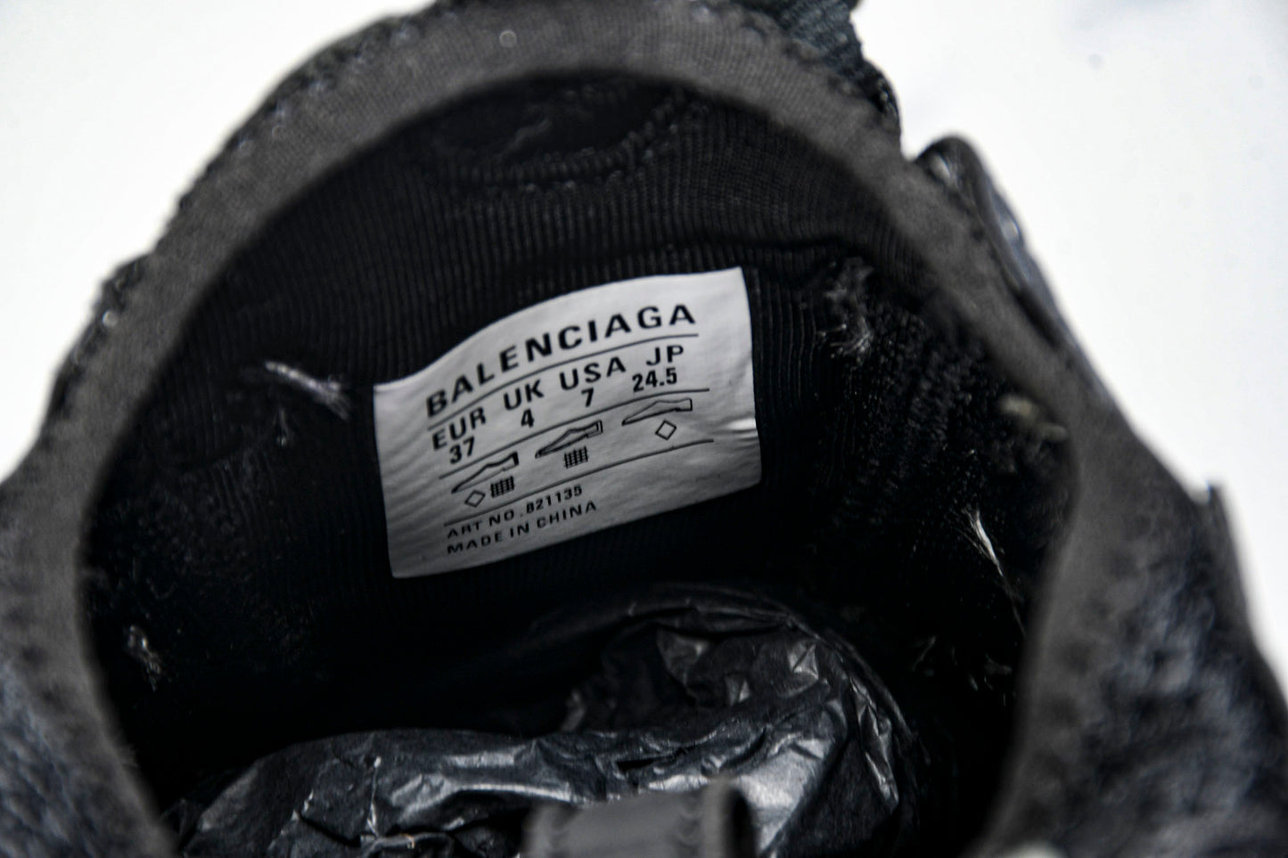 Вalenciaga Platform Sneaker 'Dark Grey Black'