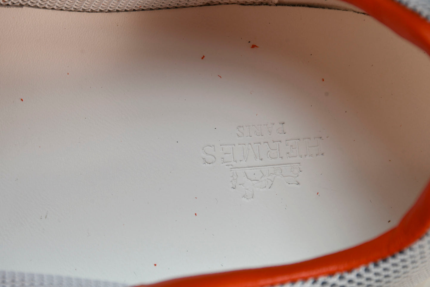 Hermès Bouncing Sneaker 'Blanc Orange Bleu'